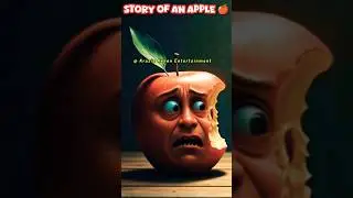 Apples' Life Journey_ A Cute Tragic Comedy Story|Happy Apple turns Sad|Apple Face Voiceover #shorts