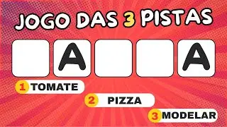 Jogo das 3 PISTAS 🤔 Descubra a PALAVRA | DESAFIO do Sabichão No. 03 #quiz