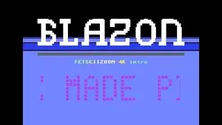 C64 4K Intro: Petsciizoom Intro by Blazon! 4 February 2026!