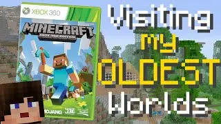 Checking Out My OLD Minecraft Xbo 360 Worlds!