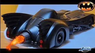 batman 1989 batmobile 1/24 scale unboxing from jada toys hollywood rides