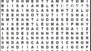 Books of The Bible Word Search