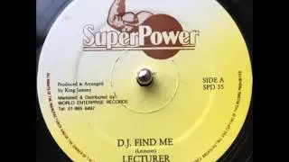 LECTURER / DJ FIND ME - Reggae - Dancehall Duck Riddim - 12inch vinyl record sound