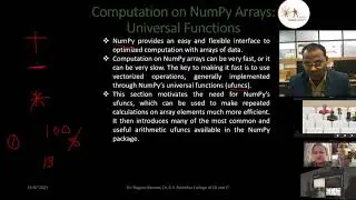 14 Lect Computation on NumPy Arrays: Universal Functions