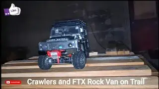 Crawlers and FTX Rock Van on Trail