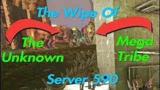 ARK PS4 Official PvP|THE WIPE OF THE UNKNOWN MEGA TRIBE SERVER 590