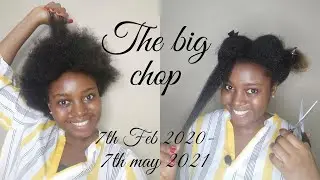 My Big Chop| 15 months post relaxer| #naturalhair #bigchop #type4hair #naturalhairjourney #afrohair