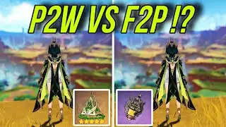 Стоит ли оружие Нефера того!? P2W против F2P!! [Genshin Impact]