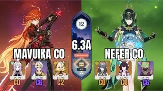 [6.3] Abyss Floor 12 Jan 16 2026: C0 Mavuika & C0 Nefer with C0 Columbina