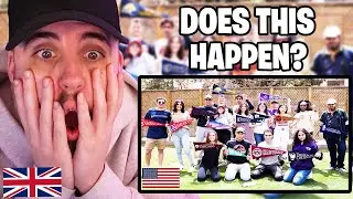 Brit Reacts to How British and American College Life is Very Different