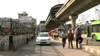 Sector 18 metro station from front of GIP mall, Noida