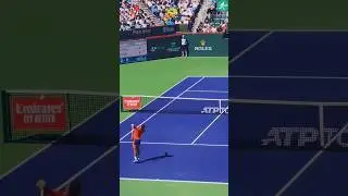 Evans shocks Nadal with stunning dry volley winner at Indian Wells 2022! 🎾🏆#tennis #shorts #ytshorts