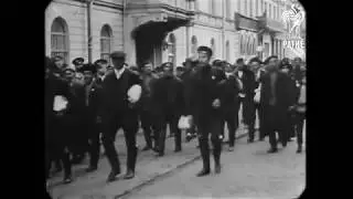 A look into the past street of St. Petersburg 1914 / Взгляд в прошлое улица Санкт-Петербурга 1914