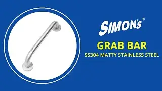 Simon's SS304 Matty Stainless steel Grab Bars