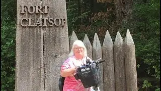 Visiting Fort Clatsop 1805-1806 Tour #DisabledNomads S01 EP09