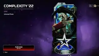 New Epic Banner Frame (Complexity '22), S13 ALGS Team Shop. [Apex Legends - Highlight - Jul.22]