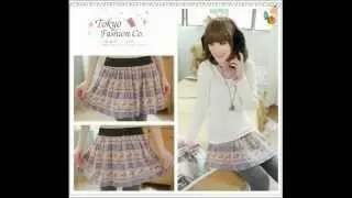 VenCouture Snowflakes Deer Cotton Pink Skirt
