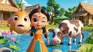 Ay Ay chad mama tip diye ja | আয় আয় চাদ মামা টিপ দিয়ে যা | bangla nursery rhymes for kids | jujutv |