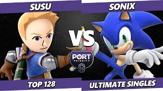 Port Priority 9 - Susu (Mii Swordfighter, Steve) Vs. Sonix (Sonic) Smash Ultimate - SSBU