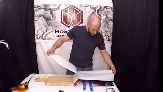 Boxwood Board Designs: Gold Longboard Board Bark (Longboard vinyl wrap) How to Install