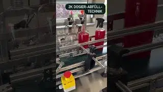 2 Komponenten Abf&uuml;llung + Produktionsstrasse der InnTecFlow GmbH #machine #productionline  #robot