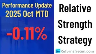 Relative Strength Strategy. Performance Update for Week Ending October 31st 2025