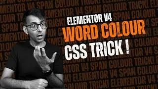 CSS Trick to Colour Words - Heading Paragraph Elementor V4