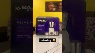 Bajaj Ninja Carve 750W Mixer Grinder 🔥 Unboxing