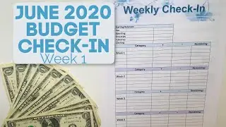 Weekly Check-In | June 2020 Budget | Week 1 | Budget With Me