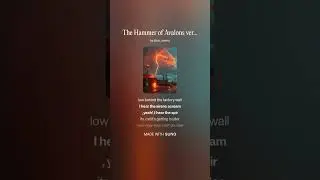 【AI生成：SUNO】Led Zeppelin風にできなくて　Badlands風になってしまった曲　The Hammer of Avalons ver2-2