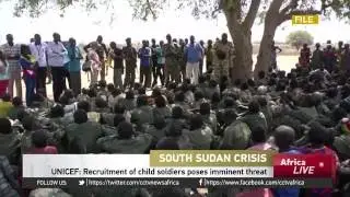Recruitment of child soldiers in South Sudan poses imminent threat