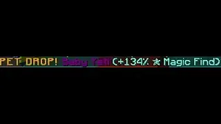 Baby Yeti Drop - Hypixel Skyblock Ironman