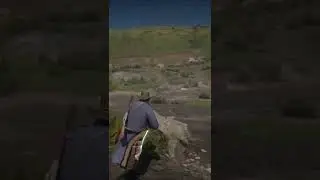 A ca&ccedil;ada mais dif&iacute;cil do Oeste! Coiote lend&aacute;rio #shotrs #RedDead2 #rockstar #gamerplayer