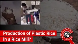 FACT CHECK: Does video show production of Plastic Rice?