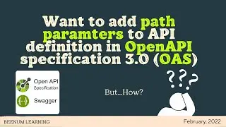 How to add path parameters to API definition in Open API specification 3.0 (OAS)? | Swagger