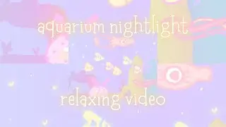 ꒰꒰ *˖° aquarium nightlight ☆ relaxing visuals﻿ ♪ project by mimkitty ꒱꒱