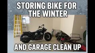 Bike Storage + Garage Di Kite Safai | Getting Ready for Winter!