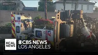 Three injured during violent ambulance crash in Riverside County