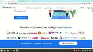 newton school admission process || join newton school step by step
