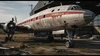 ASMR aircraft Restoration! Full Restoration Lockheed L-1049 1955 Abandoned &rarr; Looking New
