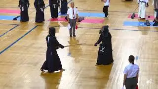 2023 한국사회인대회 중년부 개인전 준결승 홍: #경당 #김석진 vs 백: #미르검도관 #진명훈