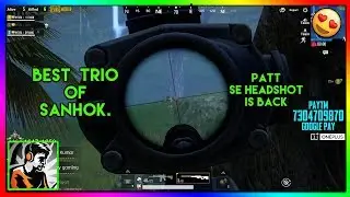 DYNAMO Best TRIO for Sanhok || M24 se Paat se Headshot || Highlight  #101