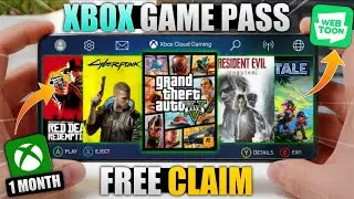 Бесплатный 1 месяц Xbox Game Pass Ultimate на Android! 😱 | WebToon - Облачный гейминг Xbox