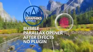 Bubble Parallax Opener Nag graphiks No plugin After effects Project 45