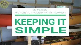 Attaching PVC Rail to Kayak Storage Cart - Florida Fish Hunter