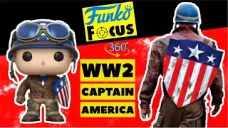 Funko Focus 360 - Captain America WW2 // ECCC Spring Convention Exclusive / Pop Vinyl Figure #219