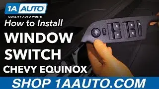 Как заменить главный переключатель стеклоподъемника на Chevrolet Equinox 10-17 годов
