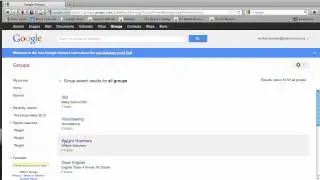 Browse the directory for a group in Google Groups