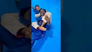 black girl shows off bow and arrow choke  #bjjlifestyle #bjj