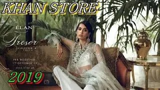 ELAN PRSENTS NEW | TRESOR CHIFFON & TULLE | COLLECTION 2019 WITH PRICE | KHAN STORE |